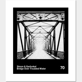 Simon & Garfunkel - Bridge Over Troubled Water / Minimalist Pantone Graphic Posters and Art